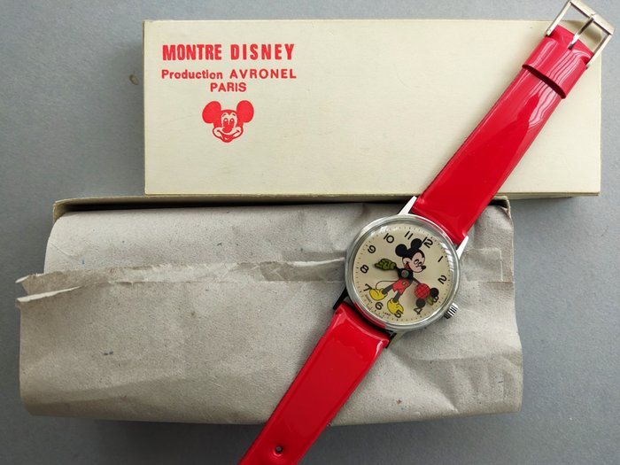 Mickey Mouse - 1 mekanisk ur - 1970'erne - Avronel - 1970