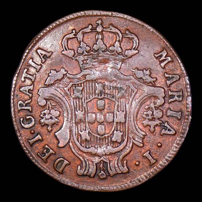 Azores Portugal D Maria I (1786-1799) 5 Reis 1798 - Escassa