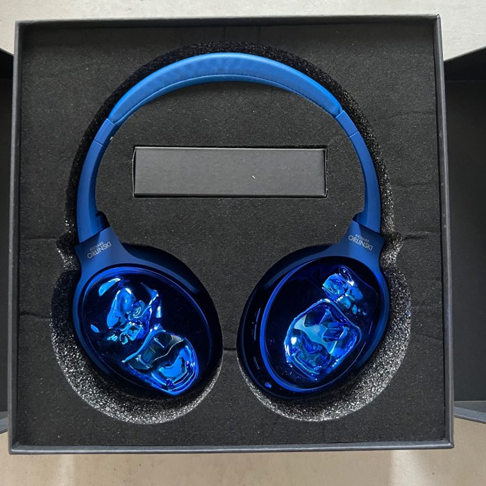 Richard Orlinski (1966) - Headphones King Kong - Blue Metallic (incl box and COA)