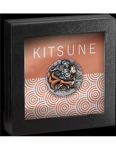 Niue. 5 Dollars 2022 KITSUNE, 2 Oz (.999) mit COA und BOX