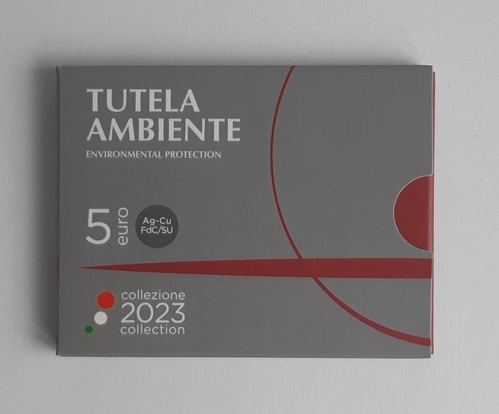 Italien. 5 Euro 2023 "Tutela dell’ambiente"  (Ingen mindstepris)