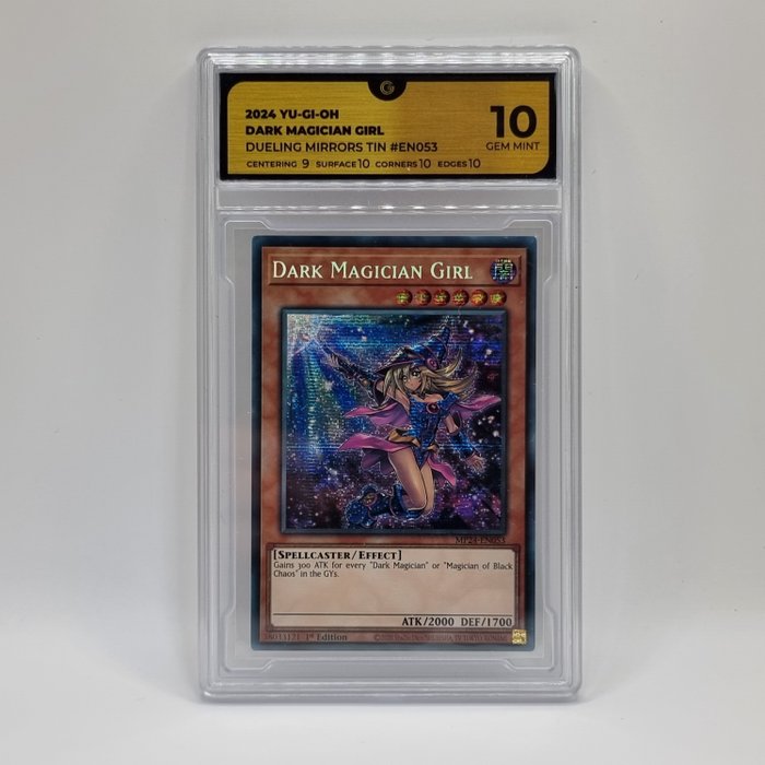 Konami - 4 Graded card - Yu-Gi-Oh! - Dark magician girl - GG 10