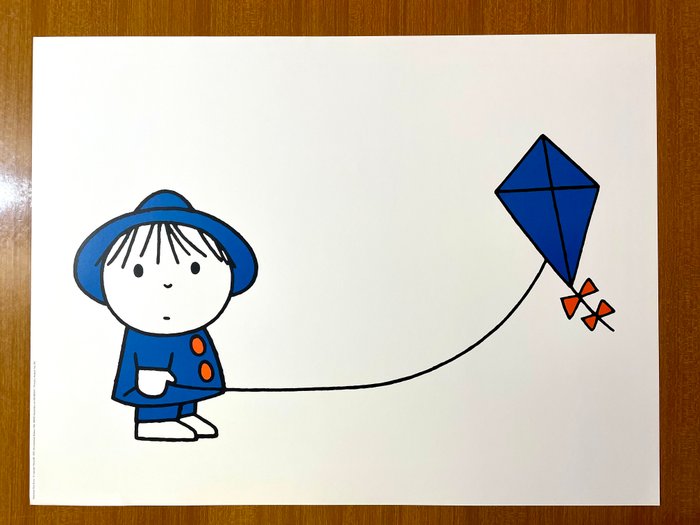 Dick Bruna - "Kite flying" - 1970‹erne