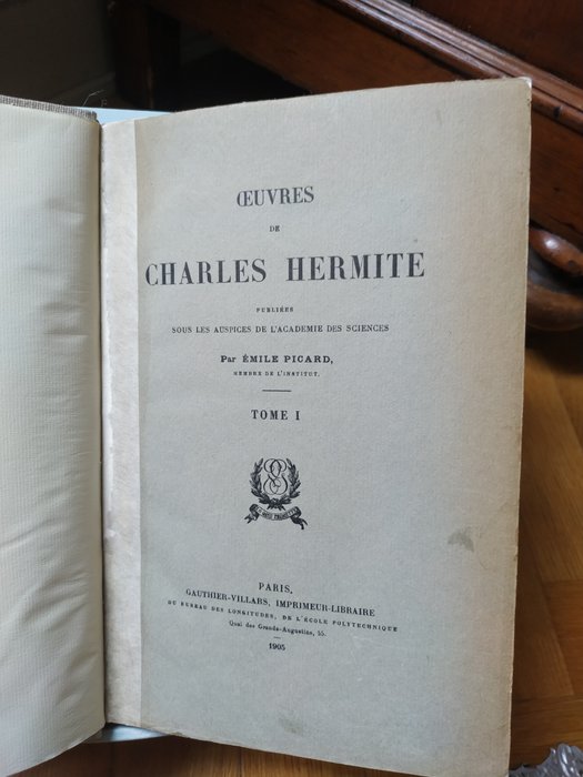 Charles Hermite - Oeuvres - 1905-1917