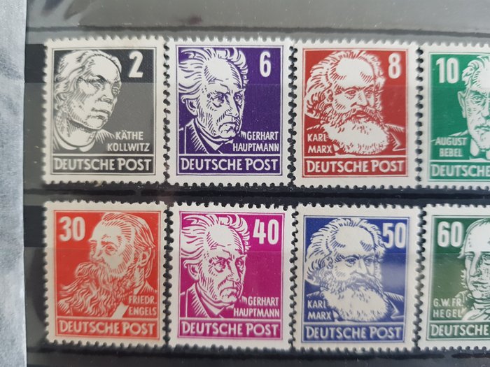 GDR 1952/1953 - Michel nr. 327/341. MNH.