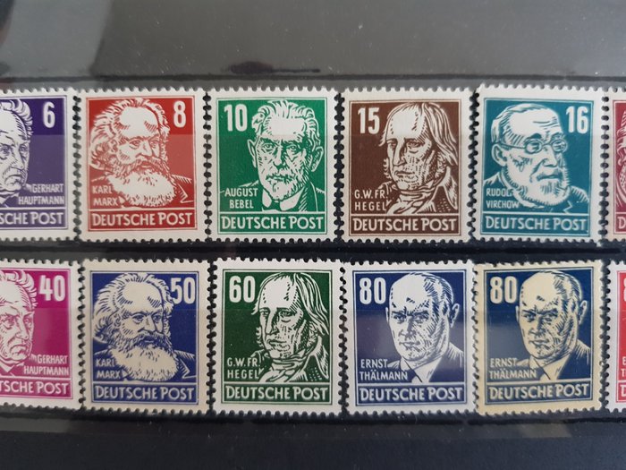 GDR 1952/1953 - Michel nr. 327/341. MNH.