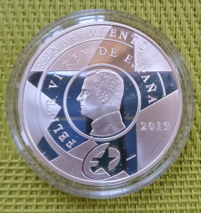 Spanien. 10 Euro 2019 "Serie Europa - Renacimiento" Proof  (Ingen mindstepris)