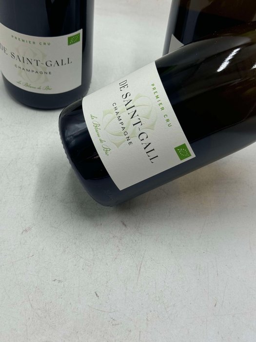 De Saint-Gall, Le Blanc de Bio - Champagne 1er Cru - 3 Flasker (0,75 L)