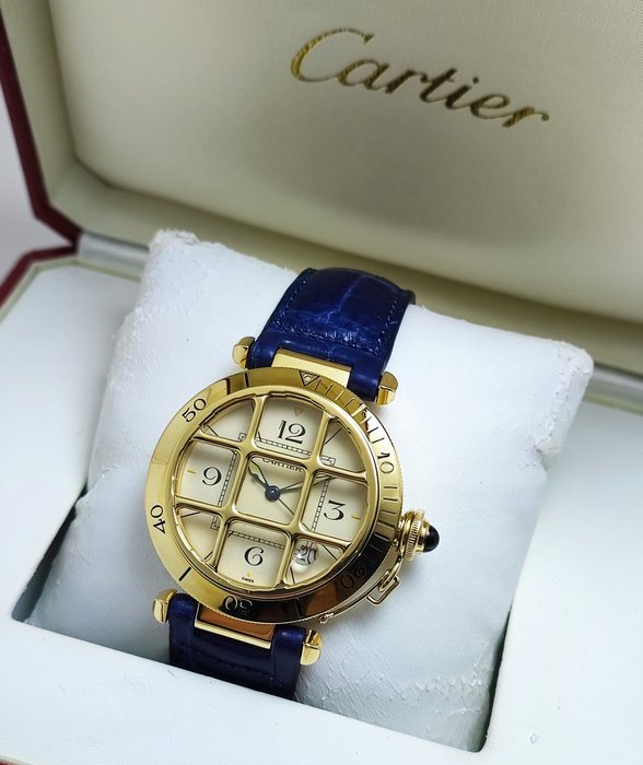 Cartier - Pasha Grille 18K (0.750) Yellow Gold - Ref. 820904 - Mænd - 1990-1999