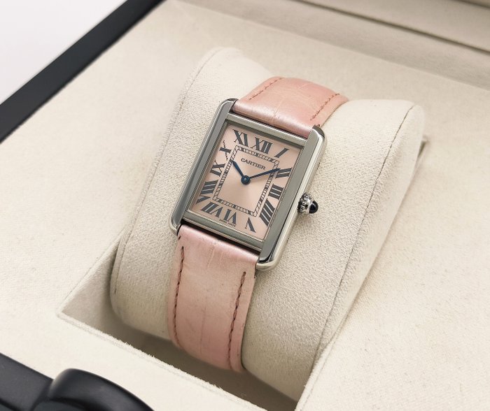 Cartier - Tank Solo "Pink Dial" - W5200000 (3170) - Kvinder - 2011-nu