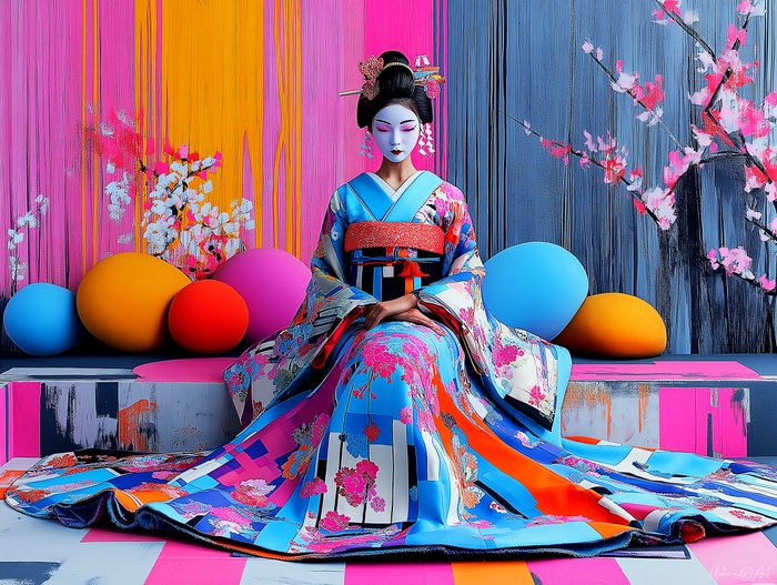 Urban3DArt (1971) - Modern Geisha XL format Limited edition