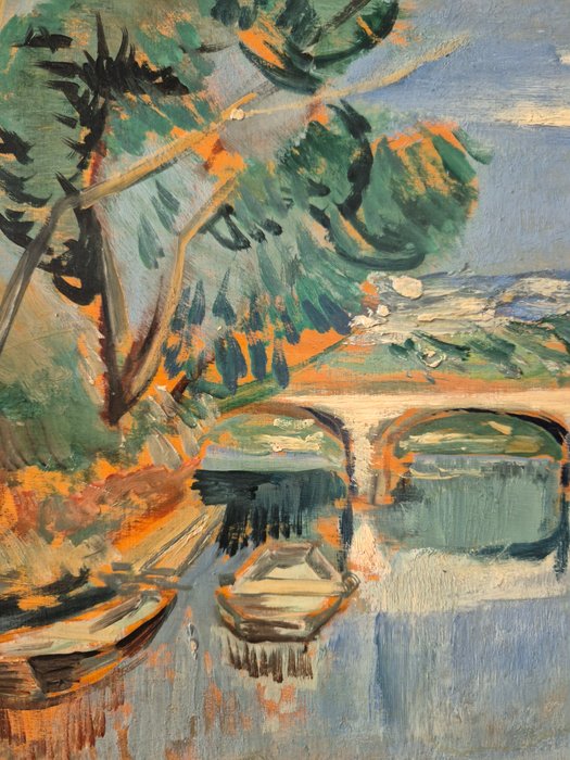 Eric Detthow (1888-1952) - Paysage provençal