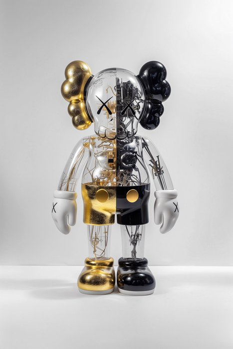 Artxlife - Transparent Gold short circuit Kaws [XXL]