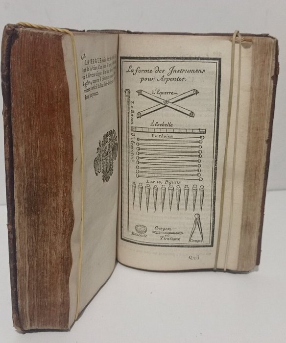 François Barrême - L'arithmétique  ou Le livre facile pour apprendre l'arithmétique / La geométrie servant au mésurage - 1764