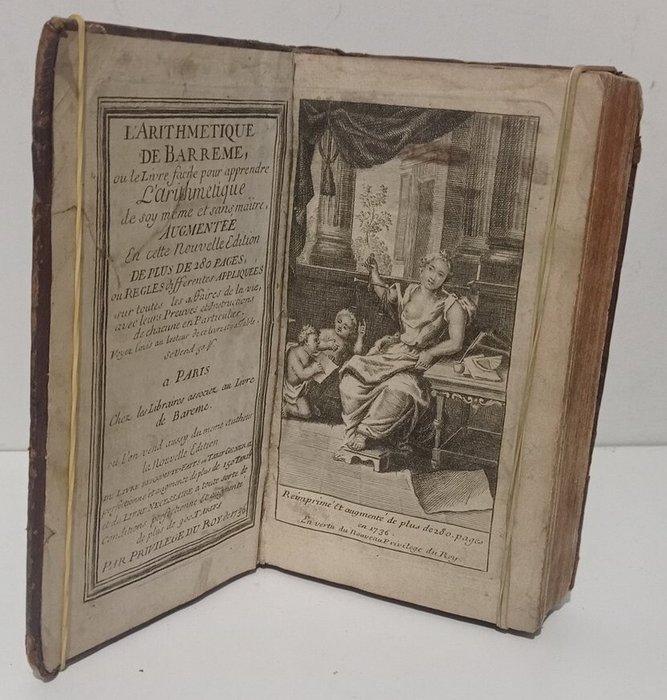 François Barrême - L'arithmétique  ou Le livre facile pour apprendre l'arithmétique / La geométrie servant au mésurage - 1764