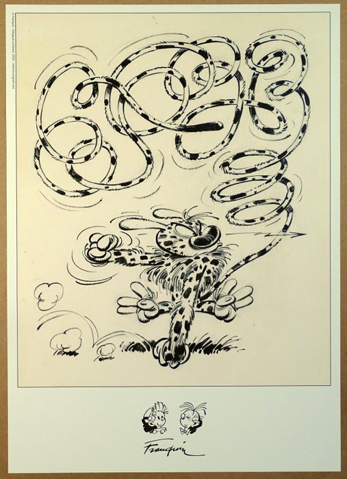 Franquin, André - 1 Offset Print - Marsupilami - 2023