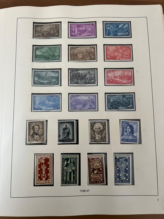 Italien 1945/1961 - Italienske Republik MNH - Sassone