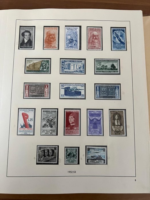 Italien 1945/1961 - Italienske Republik MNH - Sassone