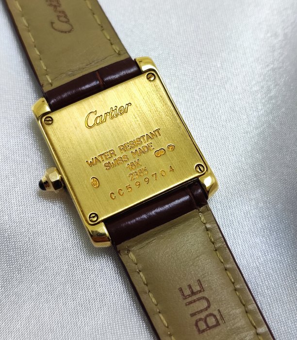 Cartier - Tank Française 18K Gold Diamond - Ref. 2385 - Kvinder - 2000-2010