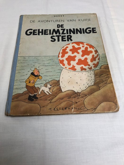 Kuifje 9 - De Geheimzinnige Ster (A46) - 1 Album - Første udgave - 1947