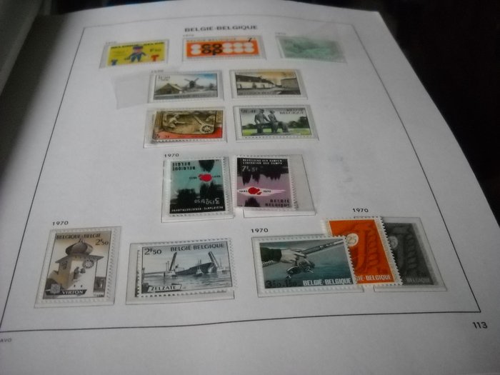 Belgien  - MNH samling næsten komplet år 1970/1984***