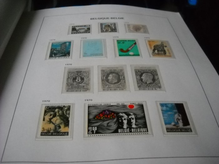 Belgien  - MNH samling næsten komplet år 1970/1984***