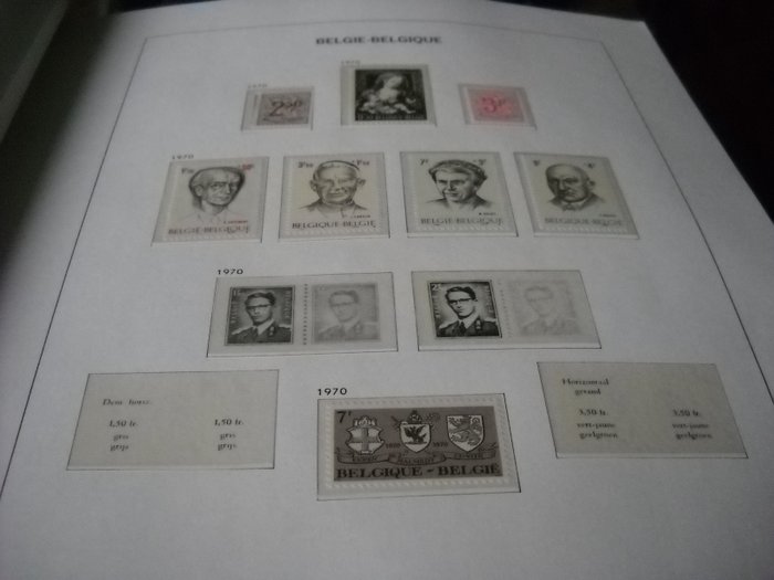 Belgien  - MNH samling næsten komplet år 1970/1984***