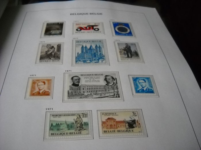 Belgien  - MNH samling næsten komplet år 1970/1984***