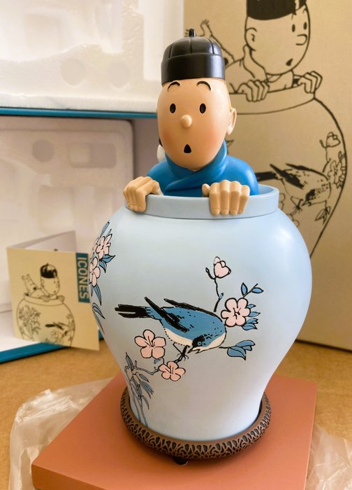 Moulinsart - Tintin - Collection Icônes - Potiche du Lotus Bleu - 46401