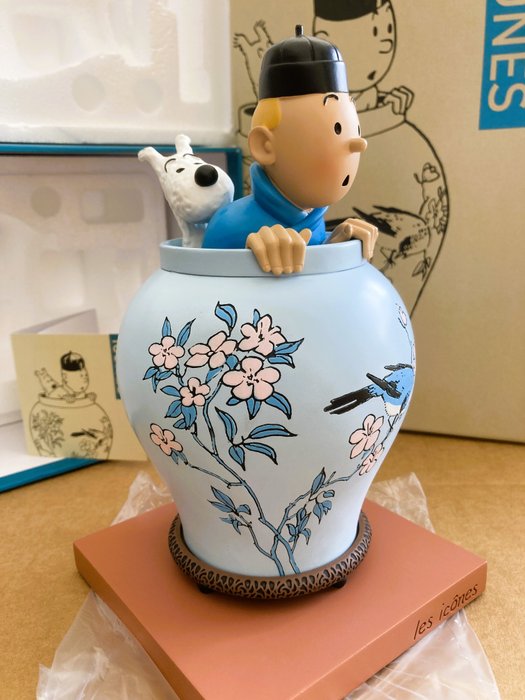 Moulinsart - Tintin - Collection Icônes - Potiche du Lotus Bleu - 46401