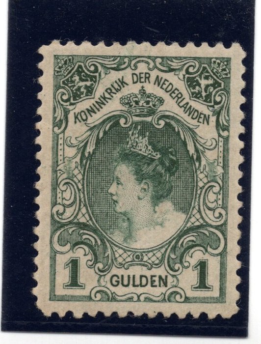 Holland 1899 - Dronning Wilhelmina type 'pelskrave' - Gratis fragt over hele verden - NVPH 77