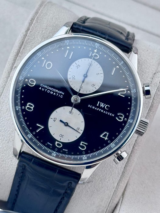 IWC - Portuguese Automatic Chronograph Panda Dial - - IW371404 - Mænd - 2011-nu