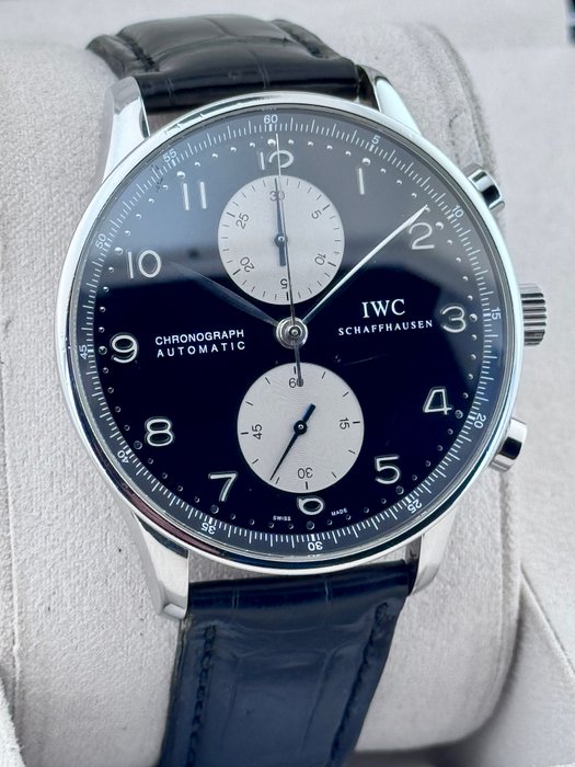 IWC - Portuguese Automatic Chronograph Panda Dial - - IW371404 - Mænd - 2011-nu