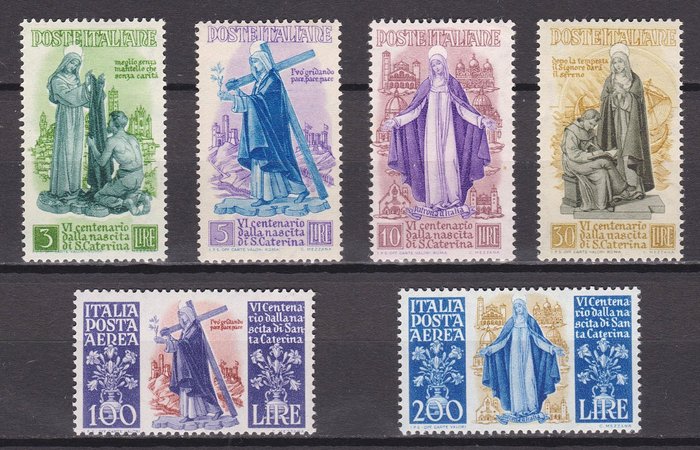 Italien 1948 - Helt år med Airmail og Express MNH**