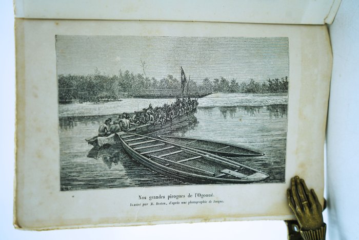 Le Marquis De Compiègne / L. Breton - L'Afrique équatoriale : Okanda - Bangouens - Osyéba - 1876