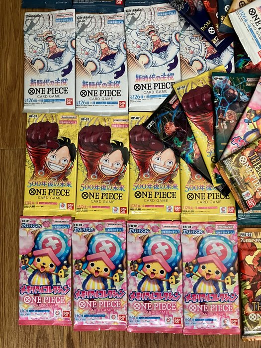 Bandai - 50 Booster pack - 10 different packs 5 sets - ONE PIECE CARD GAME Japanese