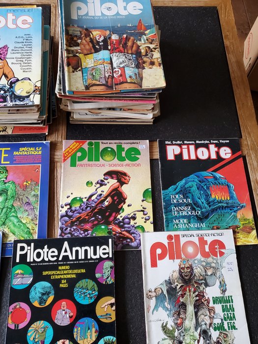 Pilote (magazine) - 85 Magasiner - Første udgave - 1974/1986