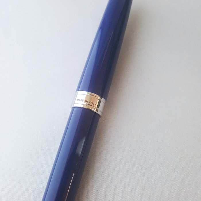 Montegrappa - Navy Blue - Silver - New - Fyldepen