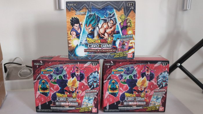 Bandai Booster box - Dragon Ball - Ultimate Squad BT-17  Dawn of the Z Legends BT-18