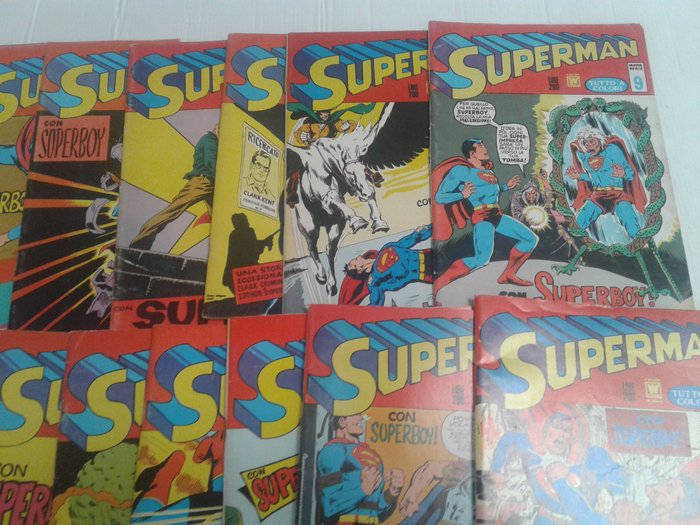 Superman 1/16 completa - 2° serie williams - 1 Comic collection - Første udgave - 1971