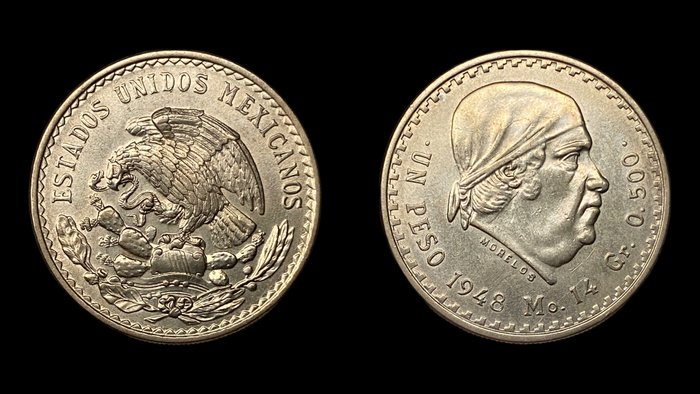 Mexico. 3 Silver Coins  (Ingen mindstepris)