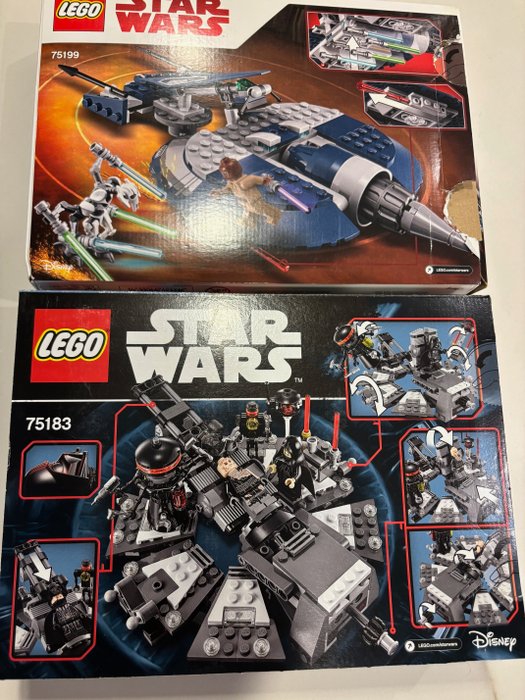 Lego - Star Wars - 75199  + 75183 - General Grievous' Combat Speeder  + Darth Vader Transformation