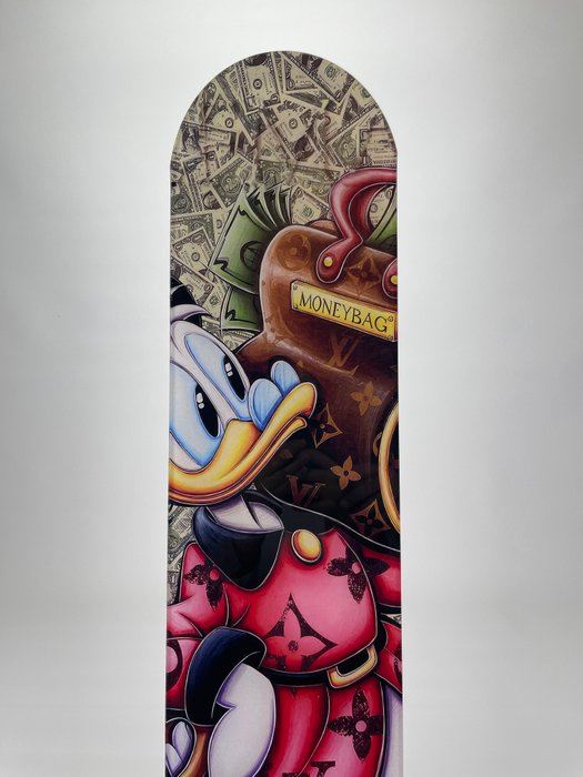 Mike Blackarts - Scrooge McDuck Luxury Moneybag - Pop Art Skateboard