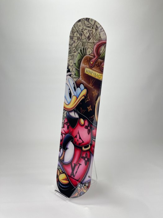 Mike Blackarts - Scrooge McDuck Luxury Moneybag - Pop Art Skateboard