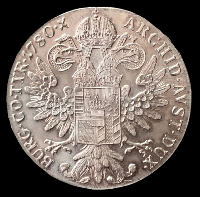 Østrig. Maria-Theresia. Thaler (taler) - 1780 - Restrike - (R763)  (Ingen mindstepris)