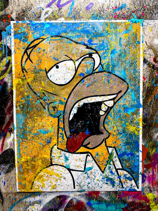 Gongas (XX-XXI) - Vandalized Homer Simpson