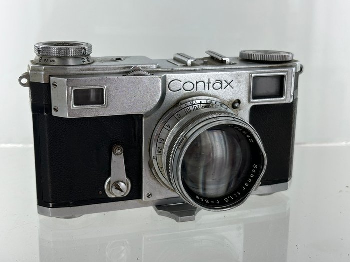 Contax II + Sonnar 1.5/5cm for Parts Analogt kamera