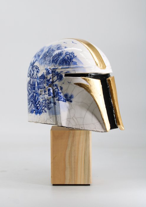 Max Modolo - Mandalorian Helmet "Conversazioni" (Porcellana)