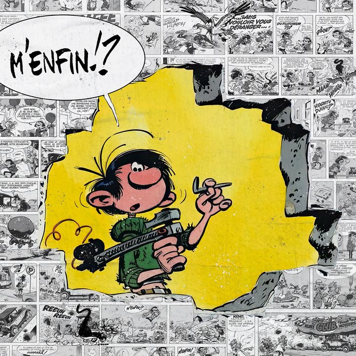 SKE - Lagaffe dans le mur !