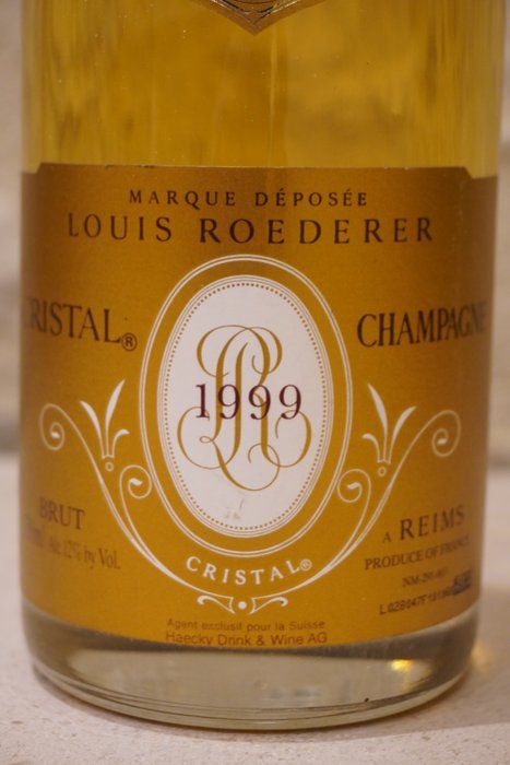 1999 Louis Roederer, Cristal - Champagne Brut - 1 Flaske (0,75L)